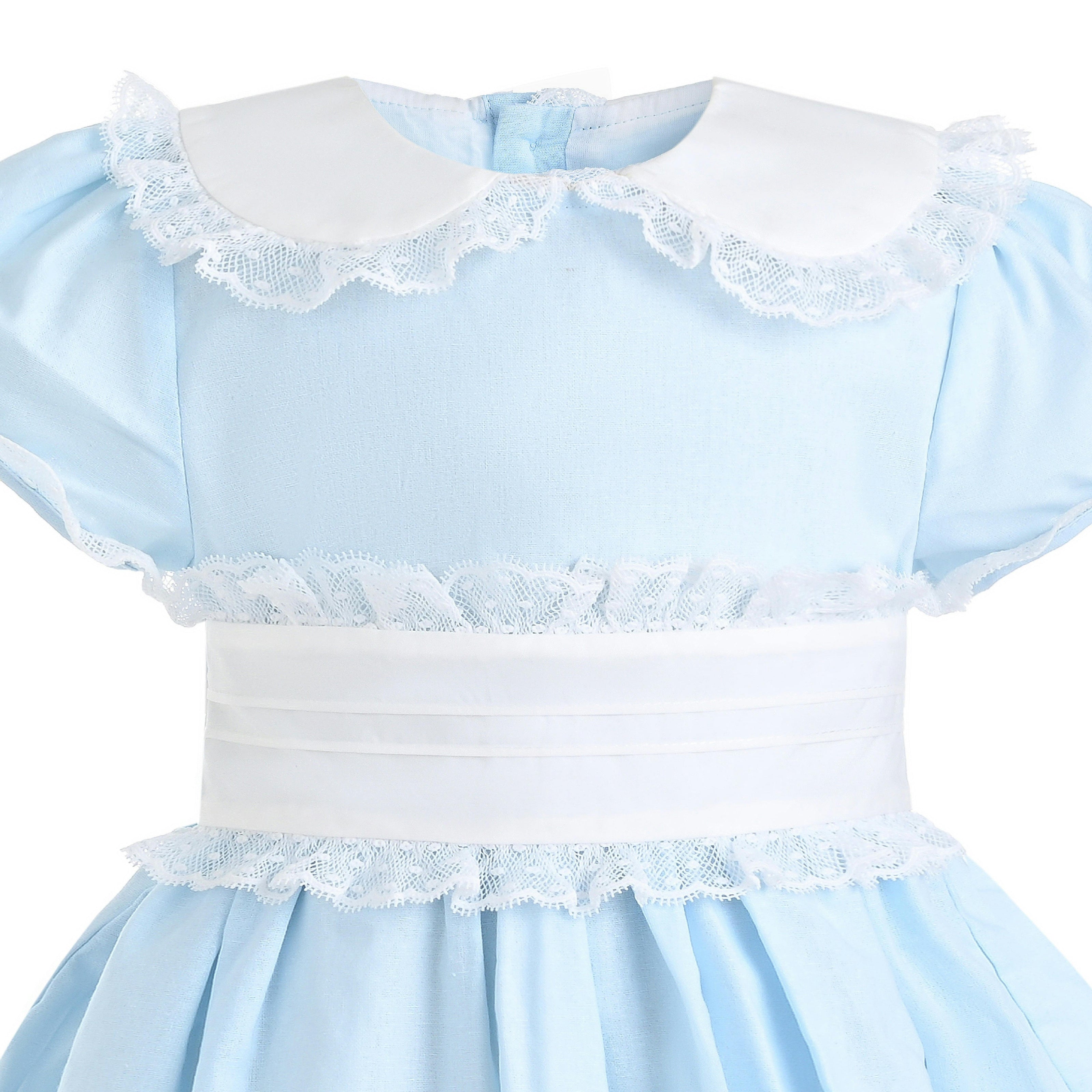 Light Blue Odette Bow-Back Dress