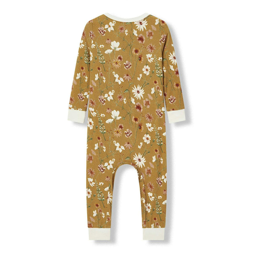 Wildflower Luxe Stretch Zipper Pajama