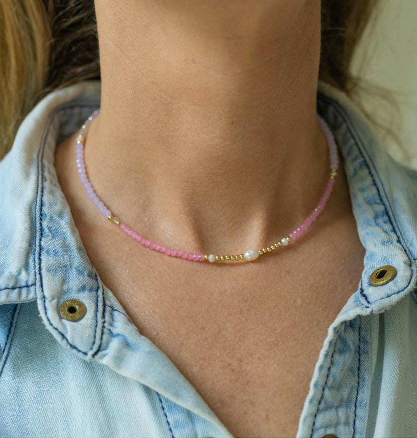 Pink Watermelon Necklace