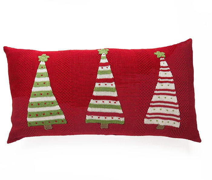 3 Striped Tree Pillow