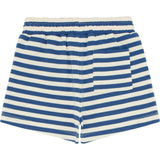 Stripe Above Knee Drawstring Shorts