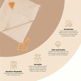 Marigold Chevron Blanket