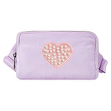 Pearl Heart Patch Belt Bag