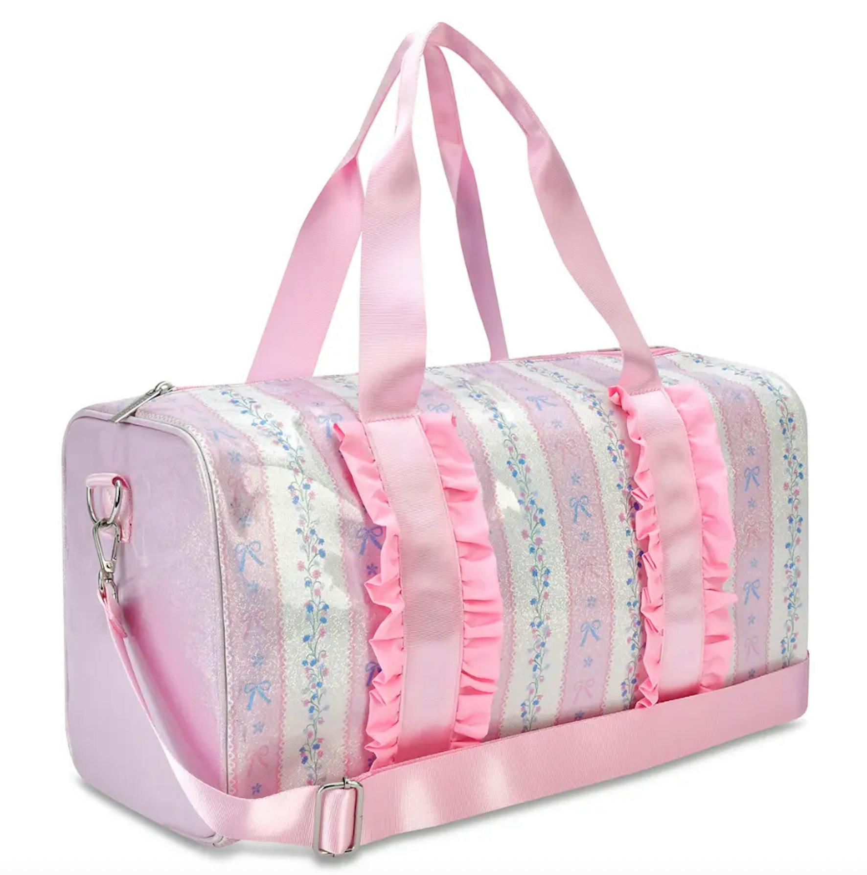 Floral Stripes Duffel Bag