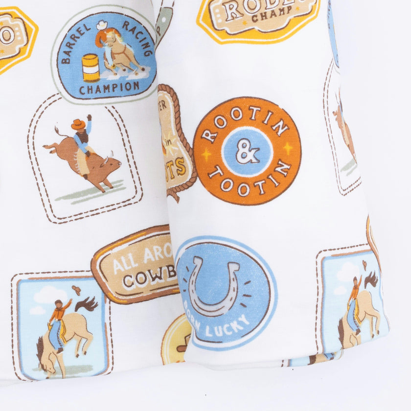 Rodeo Patches Uni - Swaddle Blanket