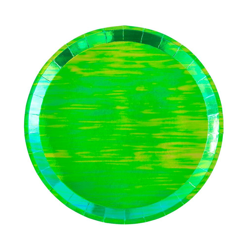 Posh Emerald City Round Plates - 2 Size Options