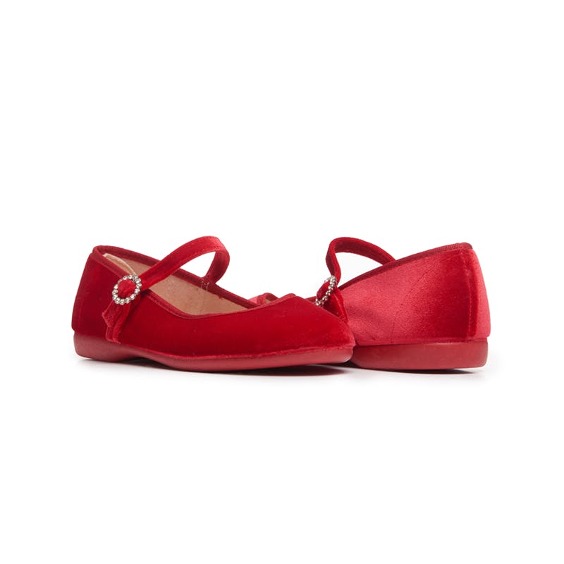 Classic Velvet Mary Janes