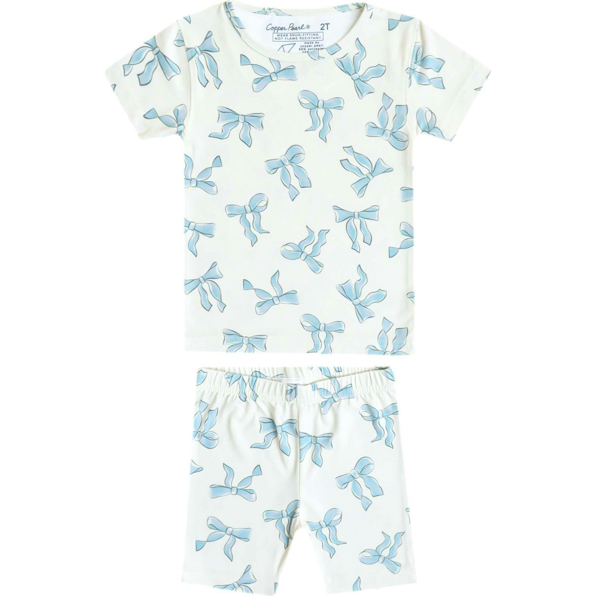 2 Piece Short Sleeve Pajamas, Prints