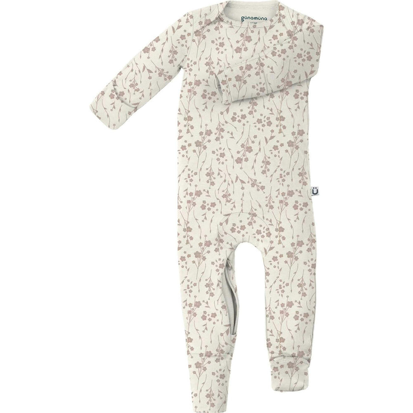 DiaperZip Convertible Footie Pajamas, Florals