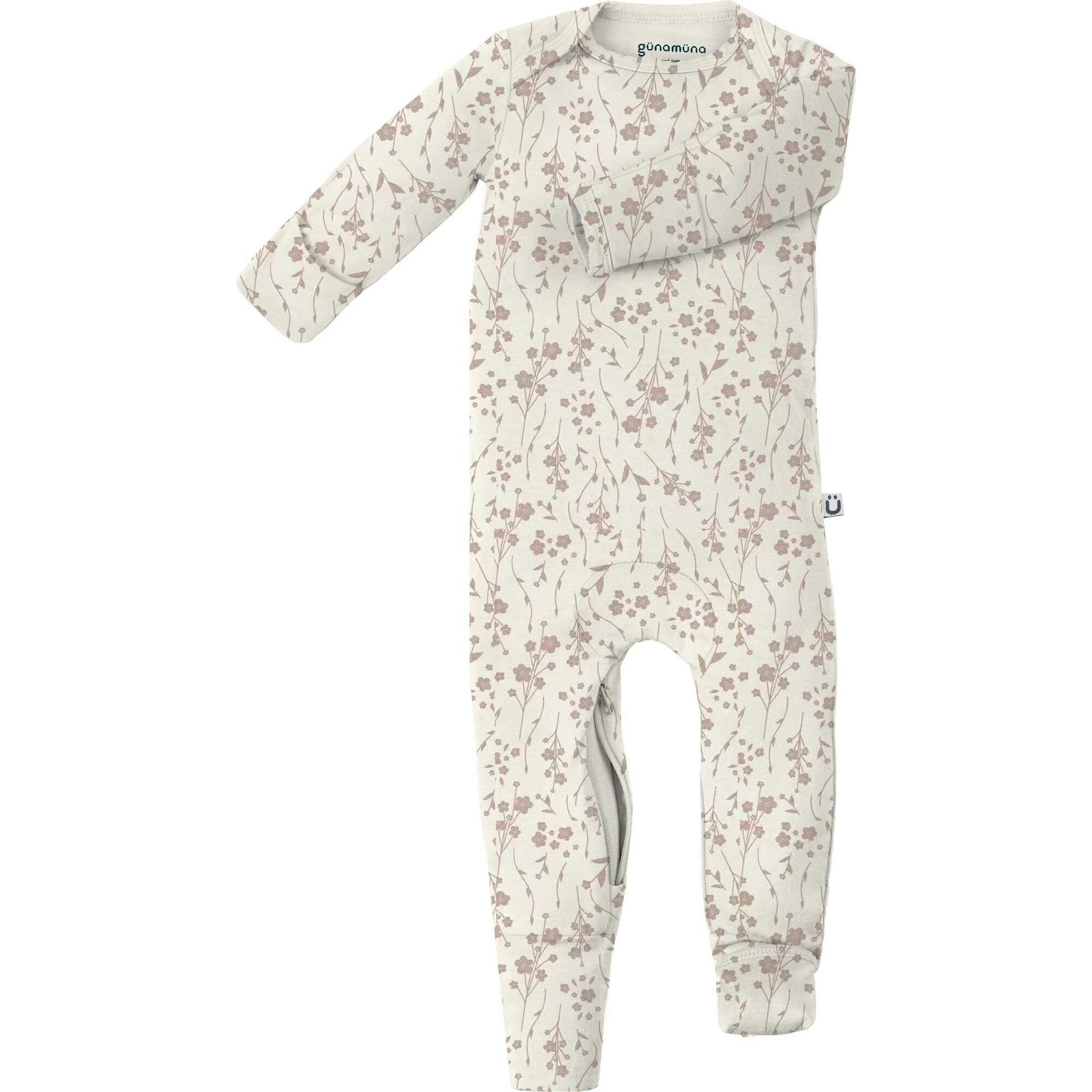 DiaperZip Convertible Footie Pajamas, Florals