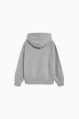 TNS Logo Hoodie Mid Grey Melange