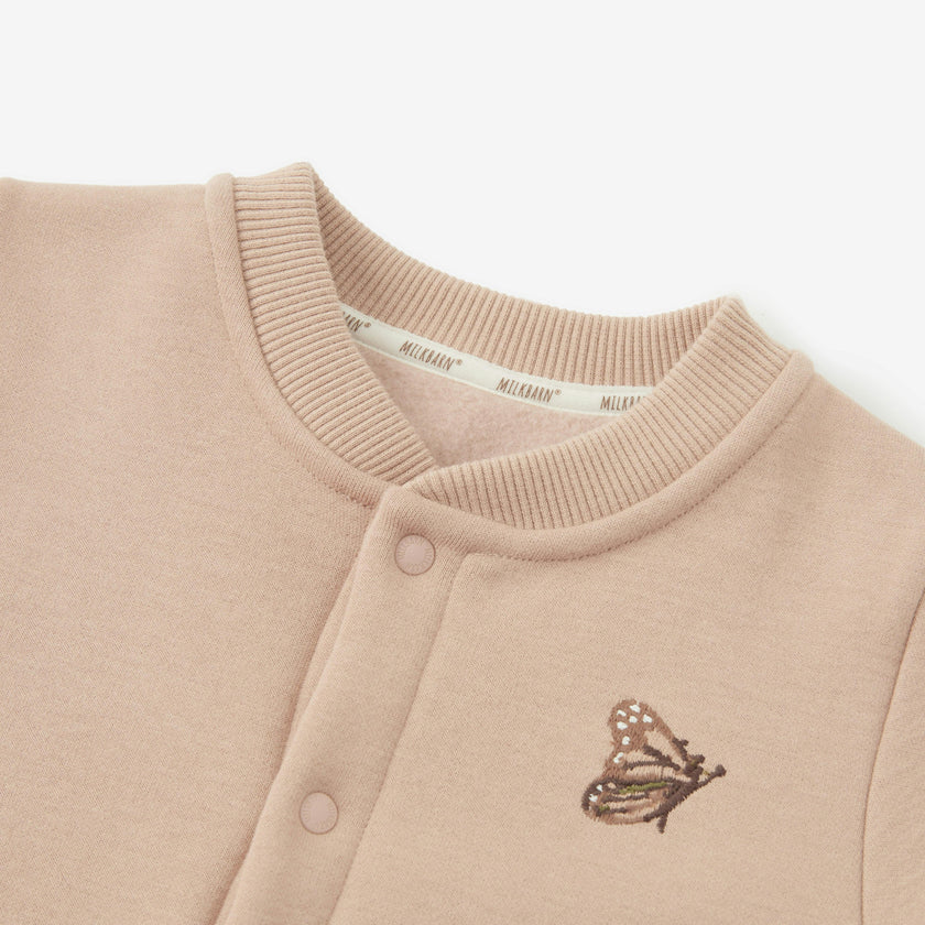 Dusty Rose Sweater Jumpsuit