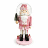 Pink Santa Nutcracker Snow Globe 65mm