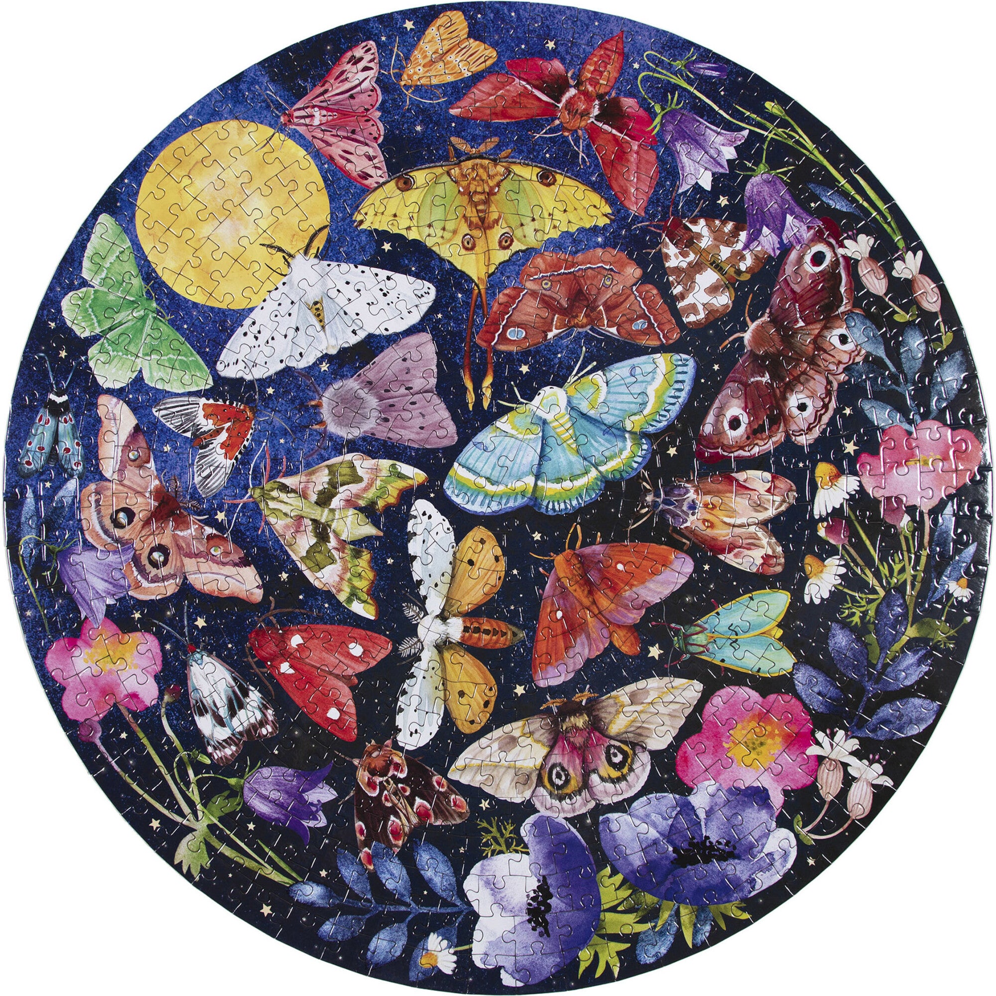 Piece and Love Moths 500 Piece Jigsaw Puzzle