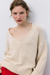 Alpina Woman Jumper Ecru