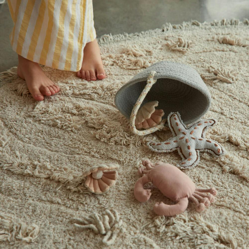 Island Washable Round Play Rug