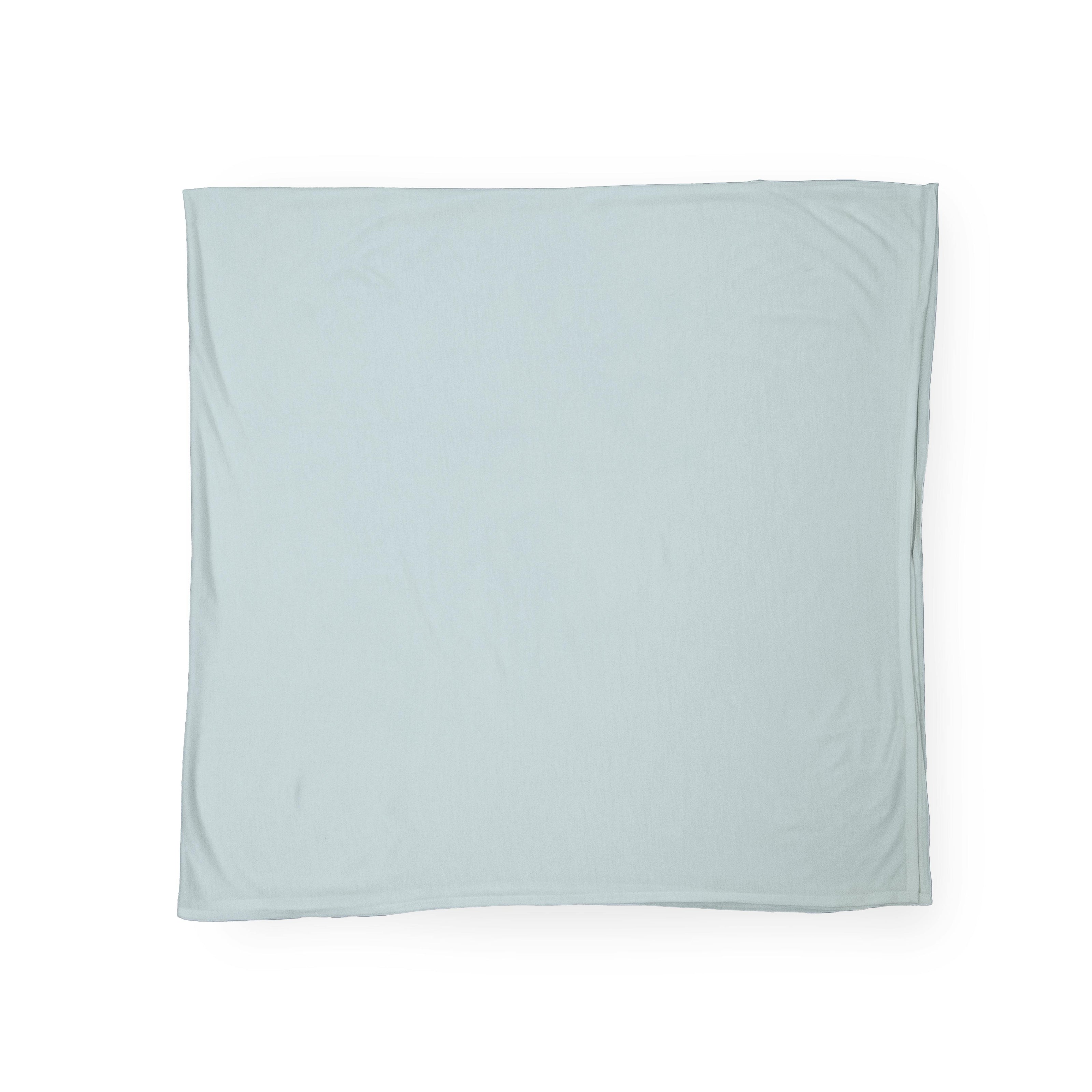 Stretch Knit Swaddle Blanket - Powder Blue