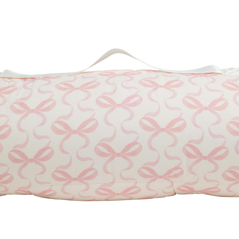 The Nap Mat in Bows on Pink