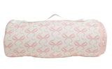 The Nap Mat in Bows on Pink