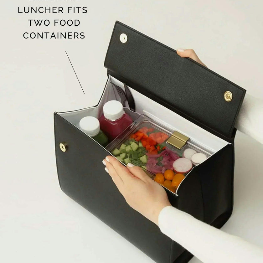 Insulated Small Wicker Snack Clutch