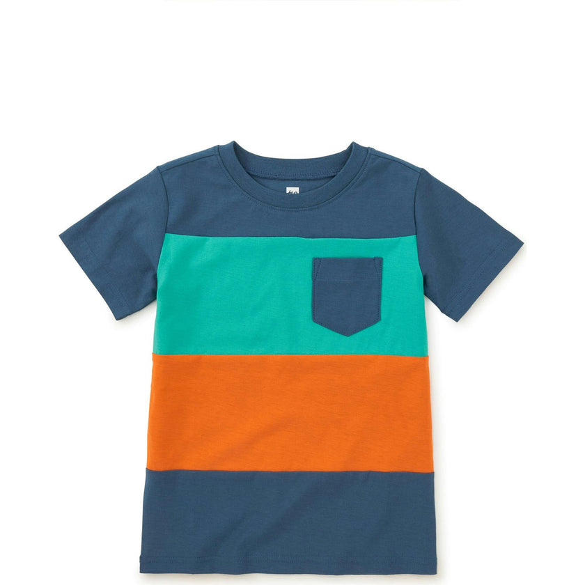 Colorblock Pocket Tee, Multi