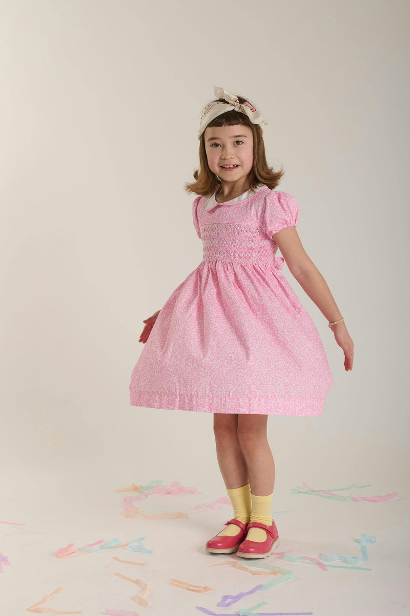 Hand-Smocked Girls Dress - Esme