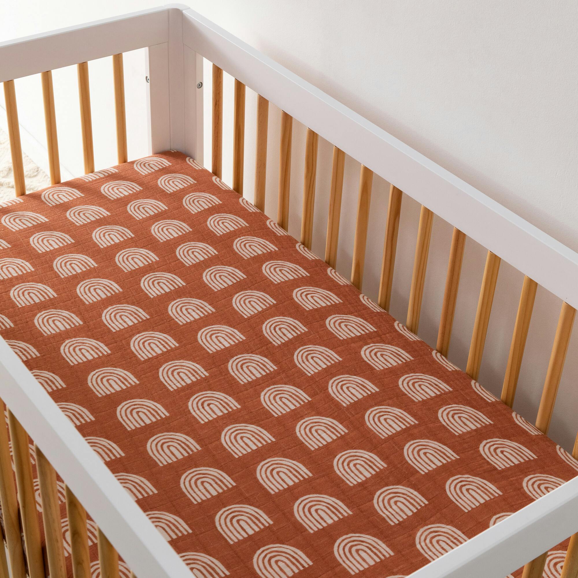 Organic Muslin Cotton Crib Sheet