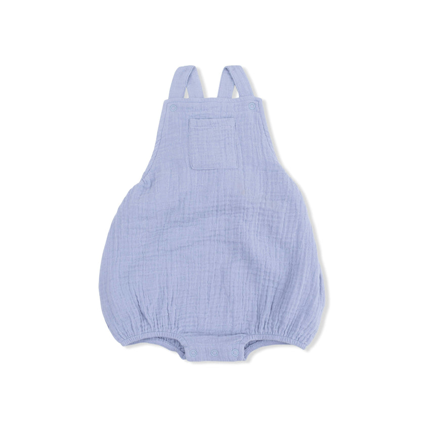 Solid Muslin Blue Blizzard - Sunsuit