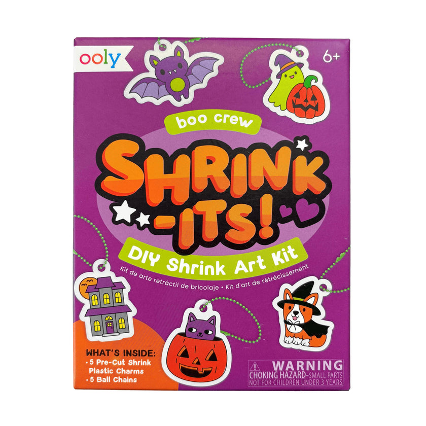 Shrink-Its! Mini DIY Shrink Art Kit - Boo Crew - 5 Charms