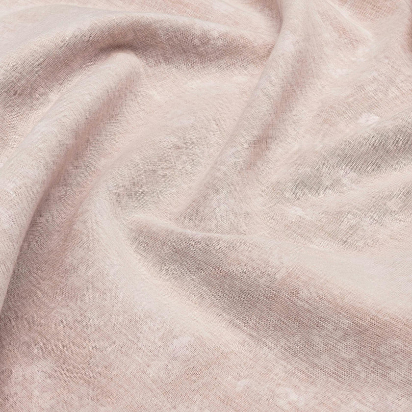Violet Floral Cotton Muslin Baby Blanket with Ruffle Trim