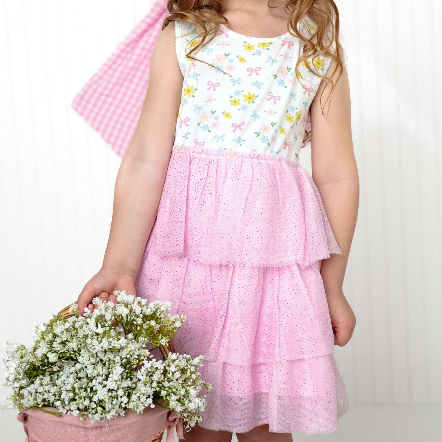 Sweet Floral Tank Tutu Dress