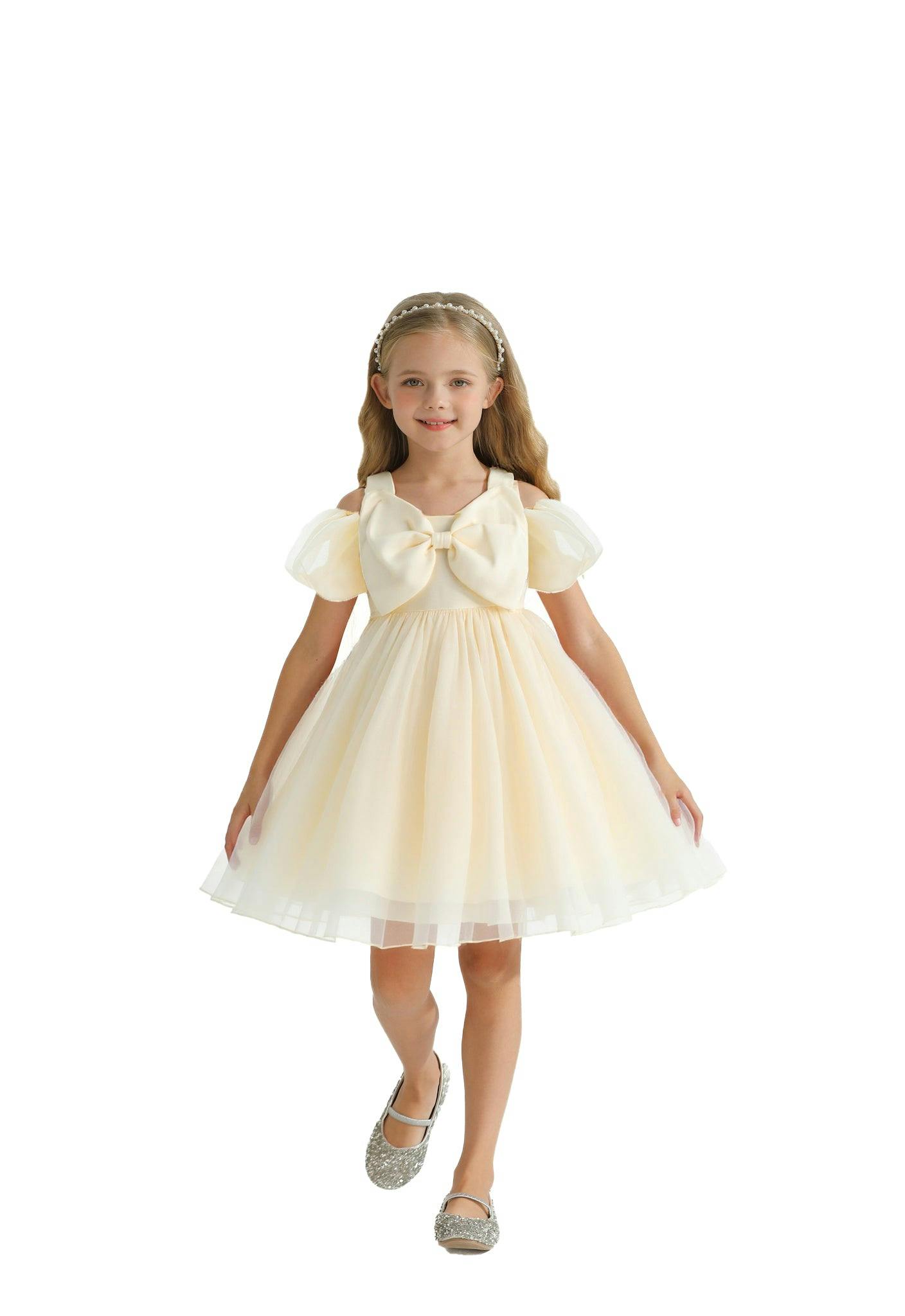 Ivory Bow Modenna Dress