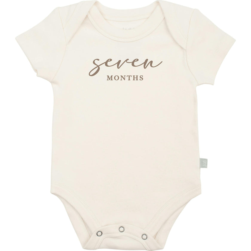 graphic bodysuit | seven months milestone charcoal