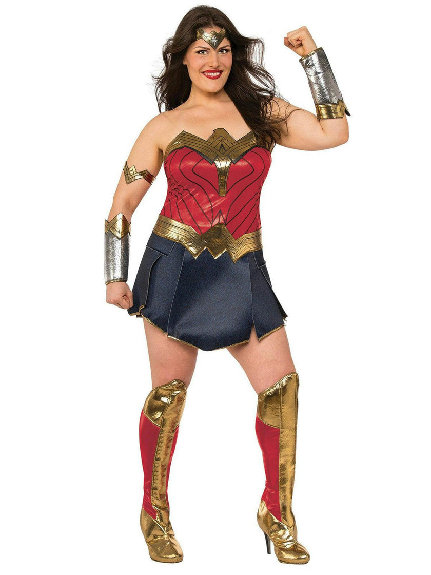 Plus SizeJustice League Movie Wonder Woman Plus Costume