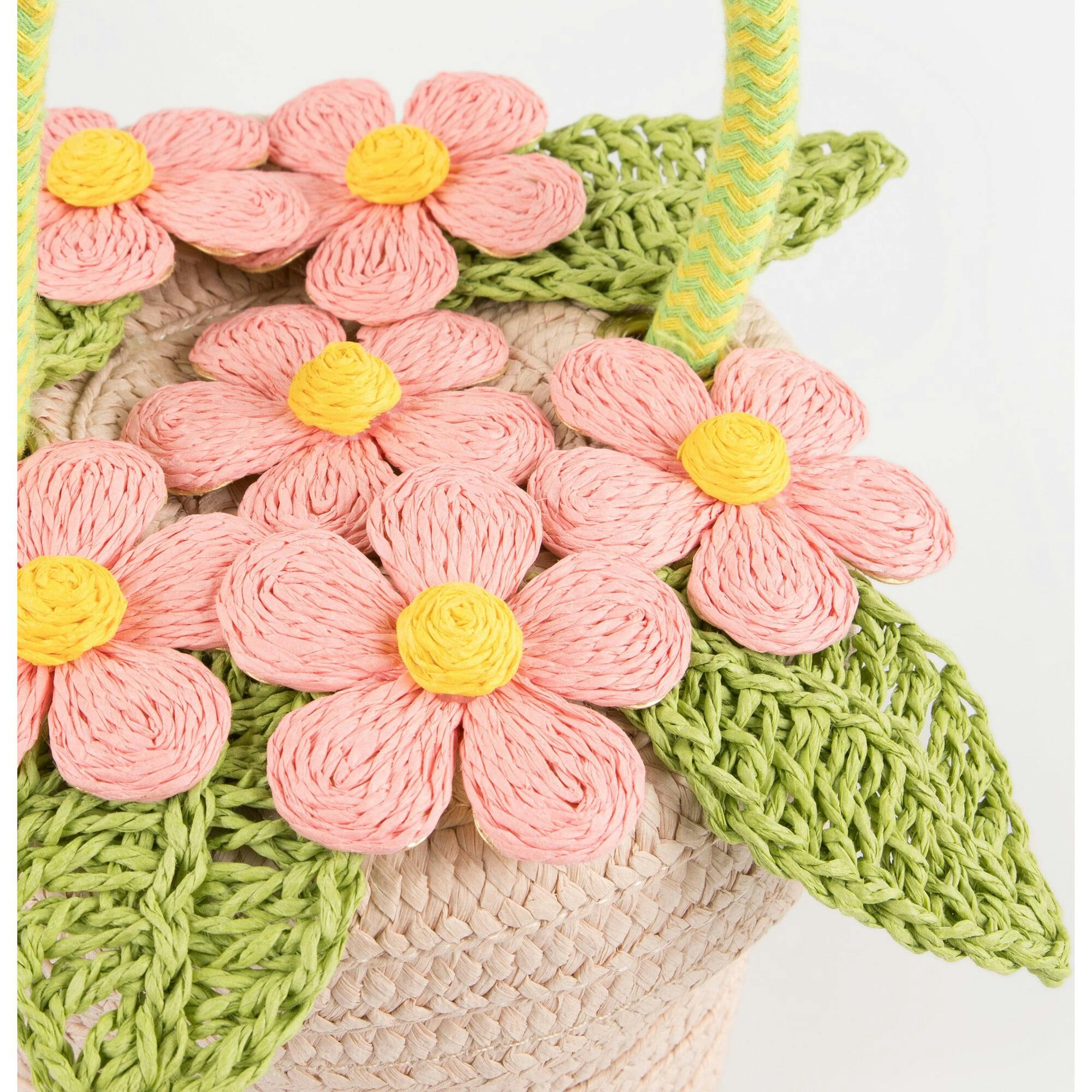 Flower Pot Basket Bag