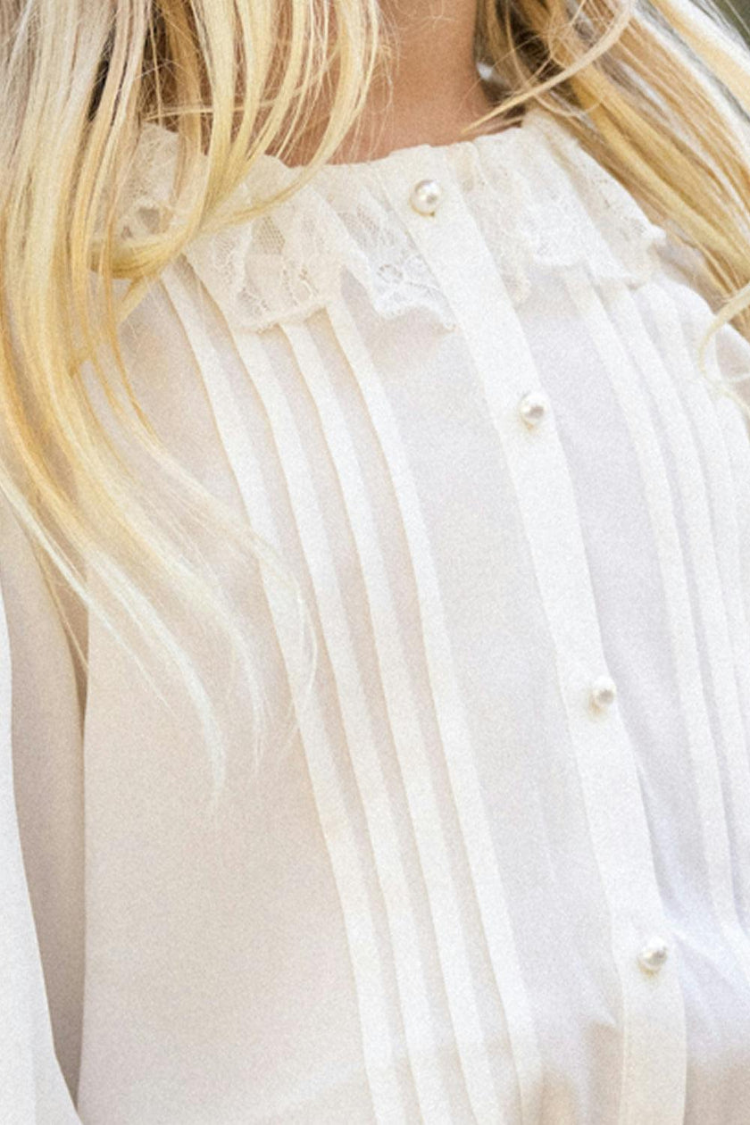 Mini Constance Blouse in Ivory