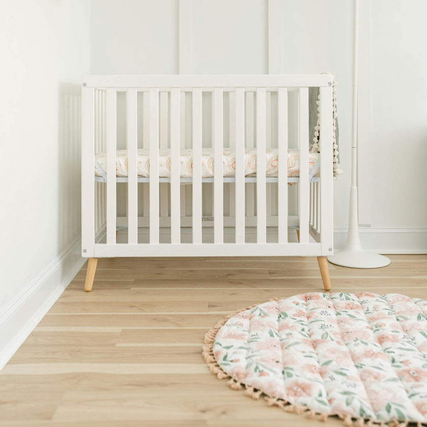 Parker Rainbow Cotton Fitted Crib Sheet