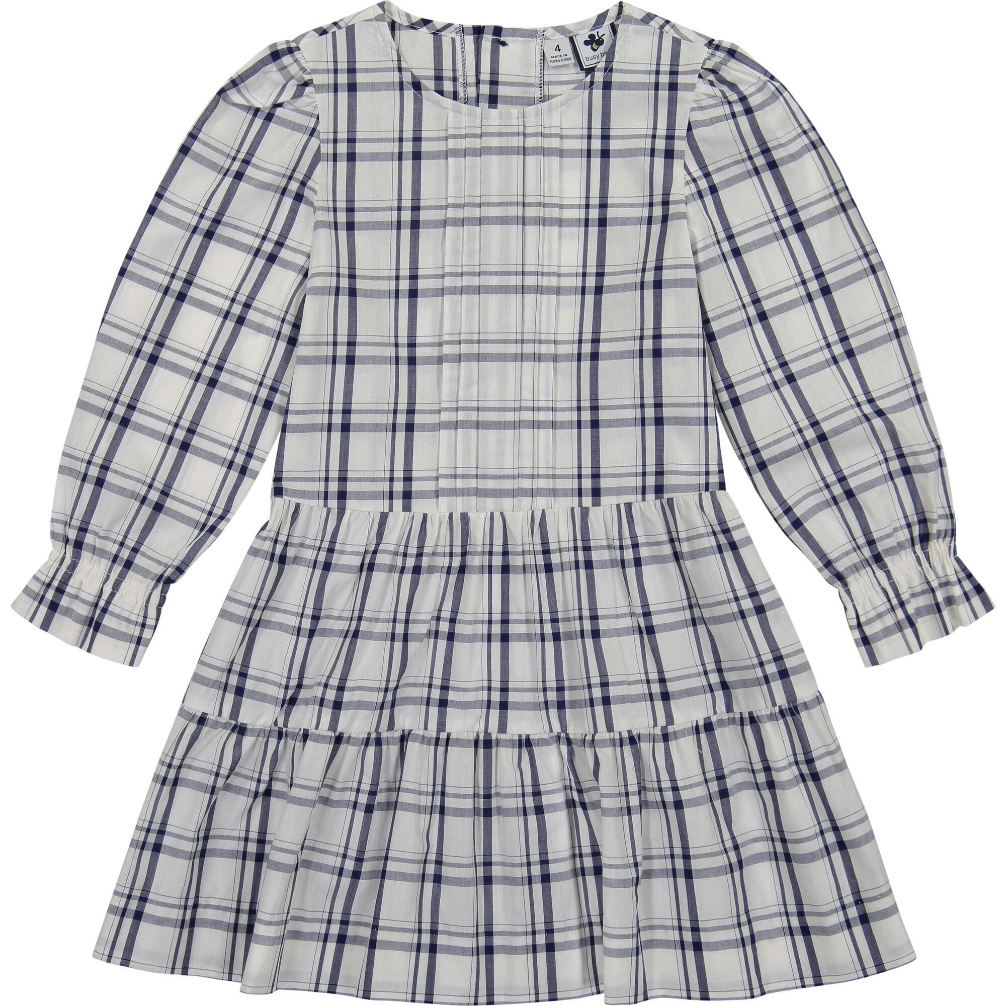 Poppy Dropwaist Dress, Plaid