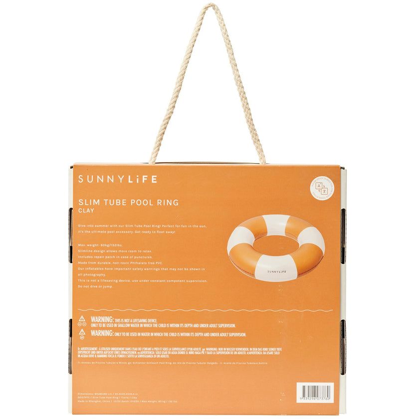 Slim Tube Pool Ring: Tierra Clay