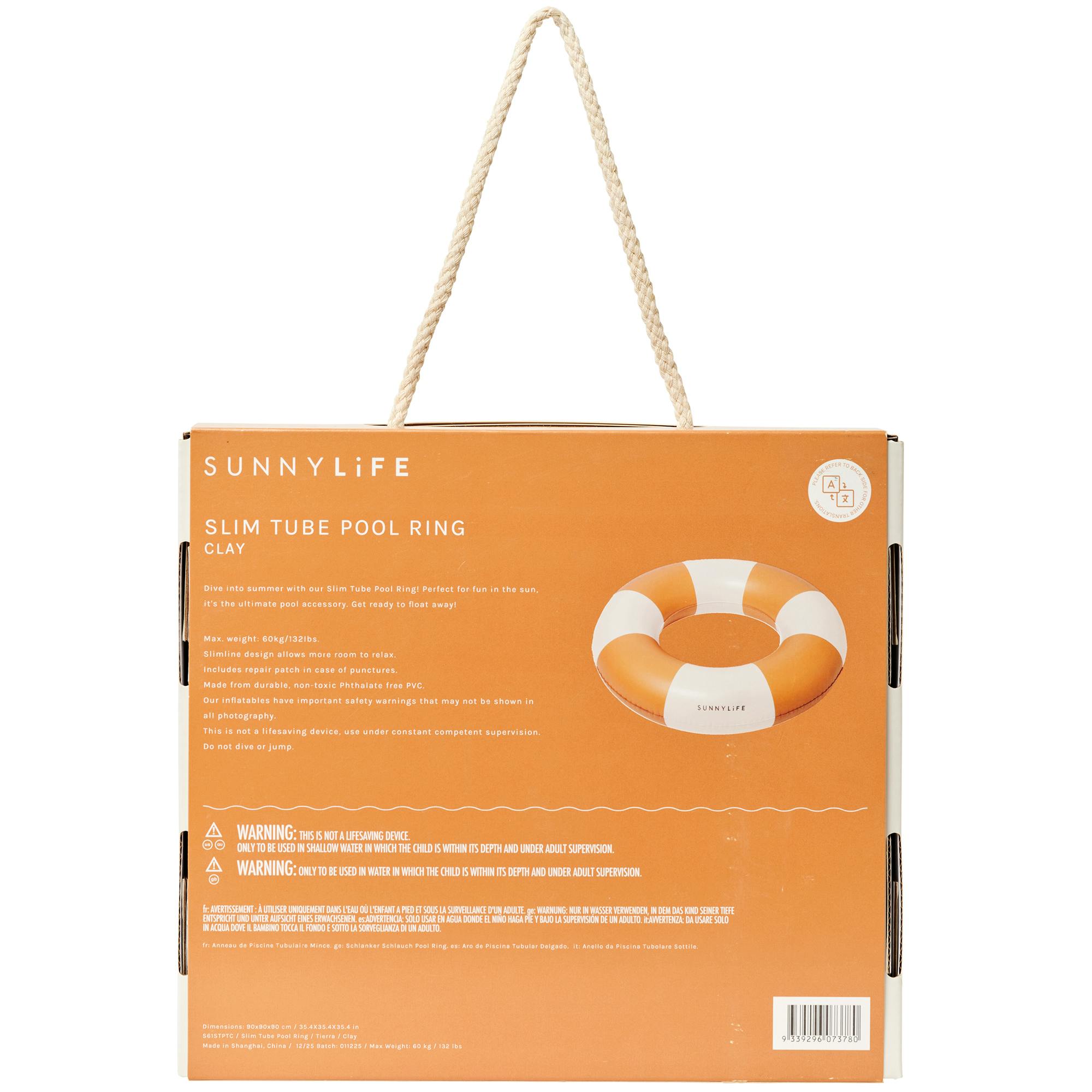 Slim Tube Pool Ring: Tierra Clay