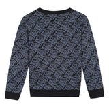 KENZO KIDS Classic Tiger Logo Jacquard Sweater