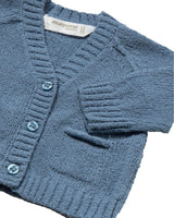 Blue Knitted Baby Cardigan