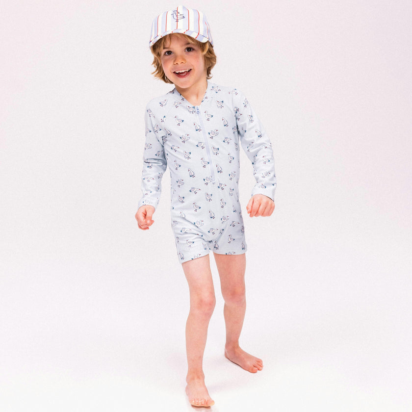 UV Swimsuit Boys - Blue - Little Seagull