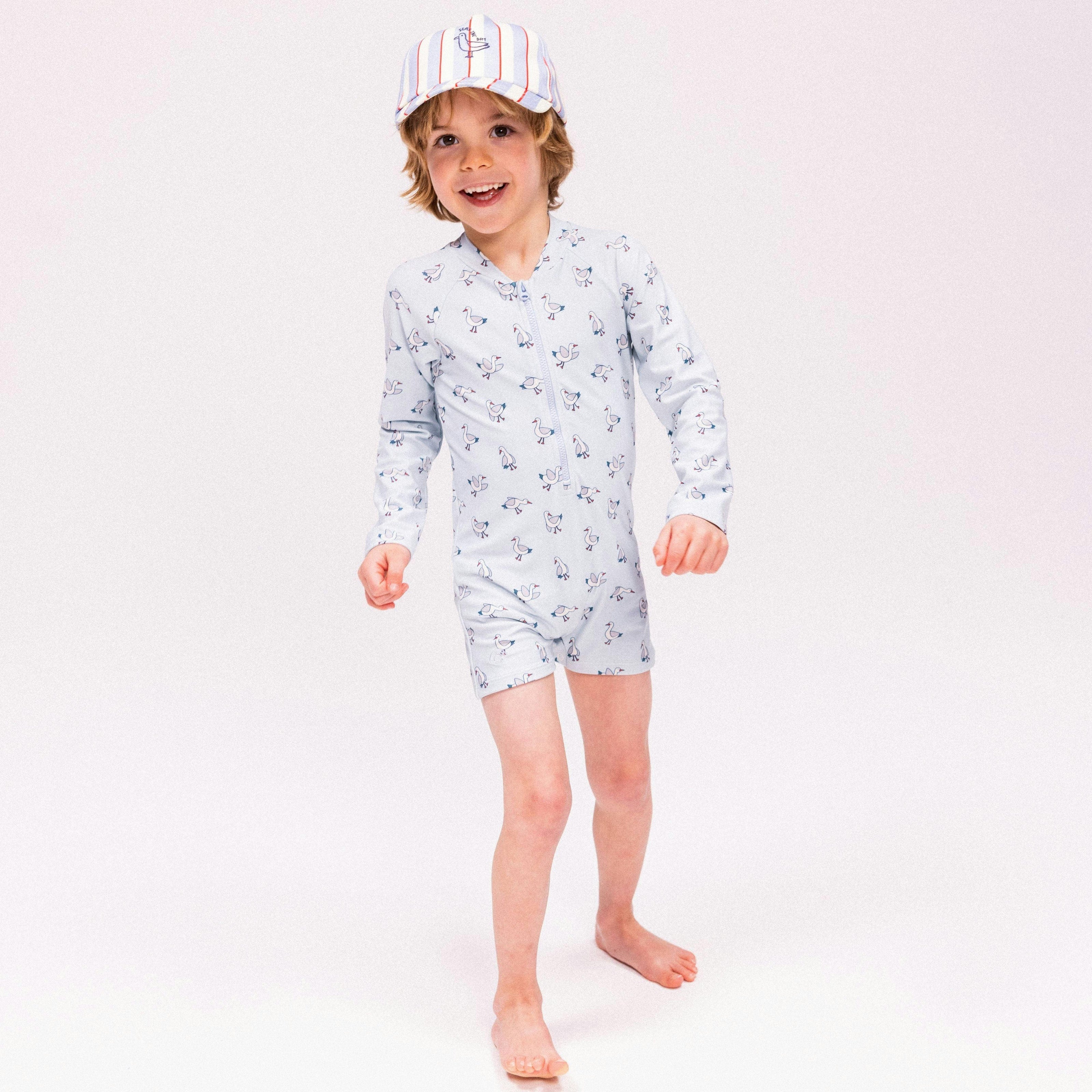 UV Swimsuit Boys - Blue - Little Seagull