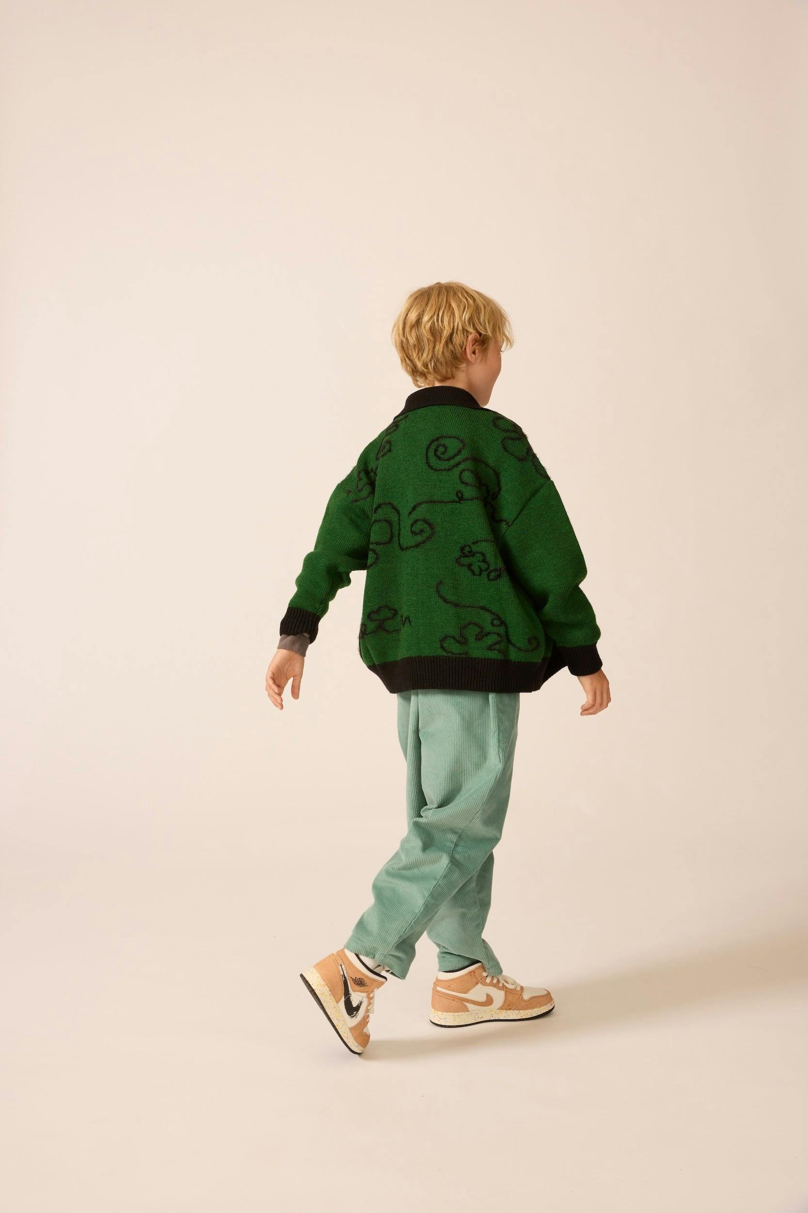 Friday Pant in Teal Tambourine Corduroy