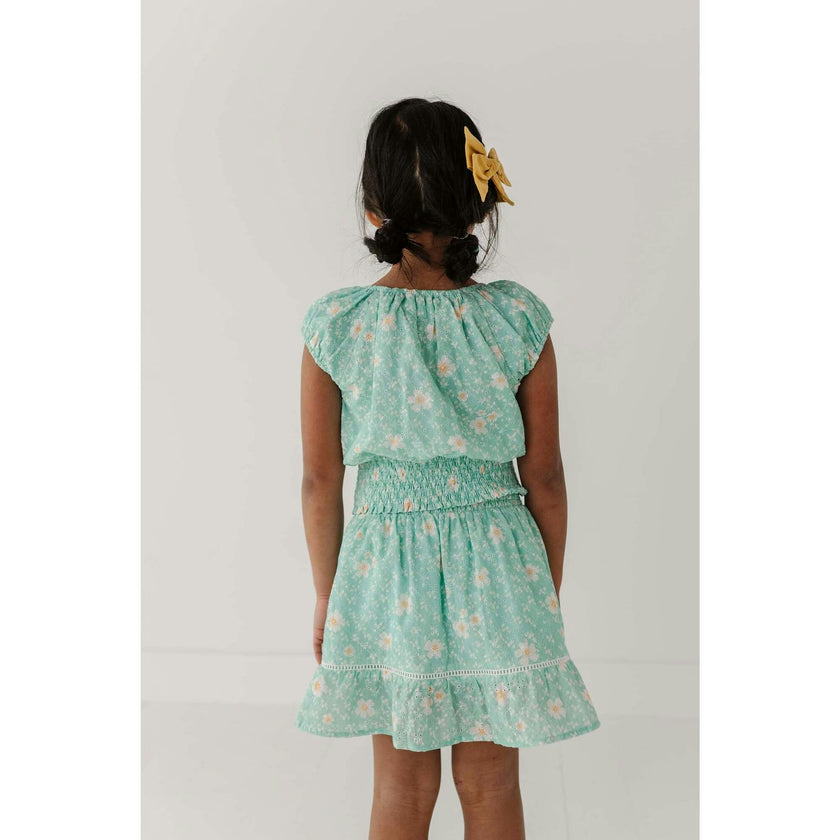 Smocked Eyelet Skirt