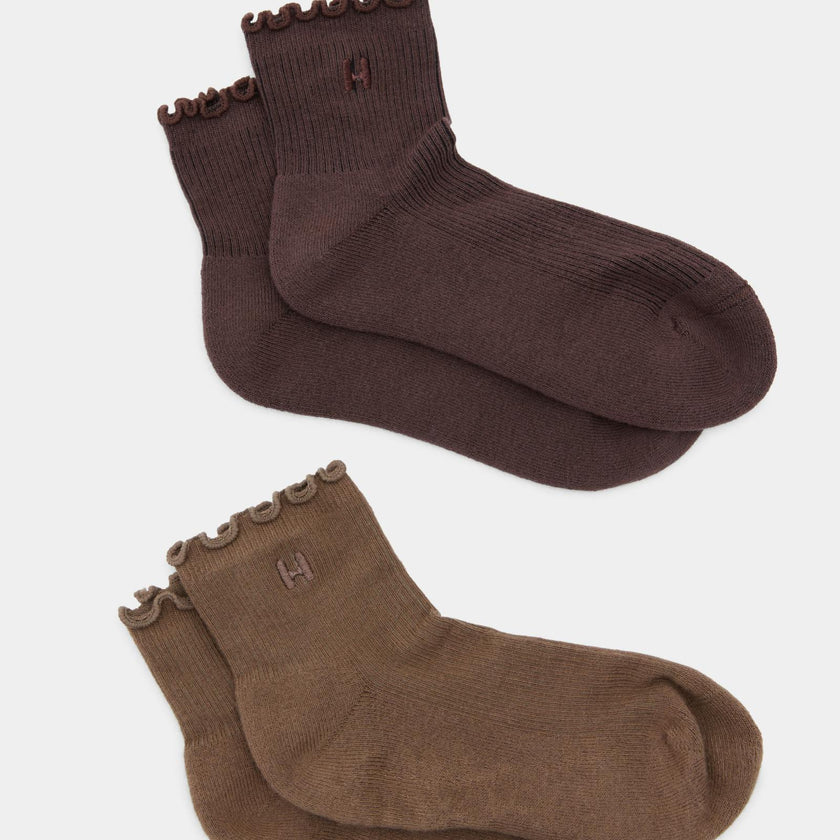 Ruffle Socks - 2 Pack