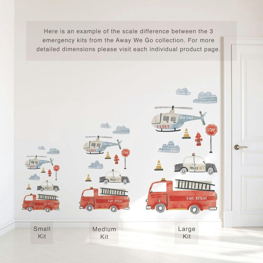 Emergency Kit • Large • Peel-and-Stick Wall Decals