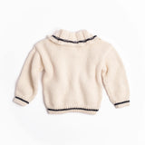 Sail Away Cardigan in Salt/Navy