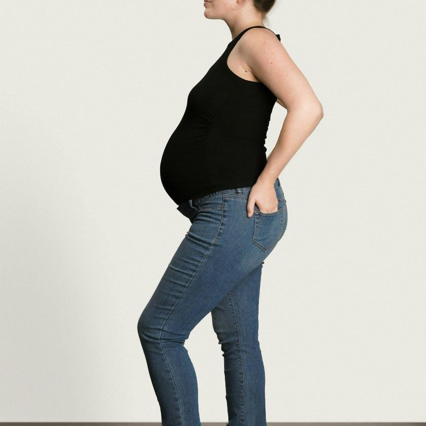 Women's The Ribbed Ruched Maternity Tank
